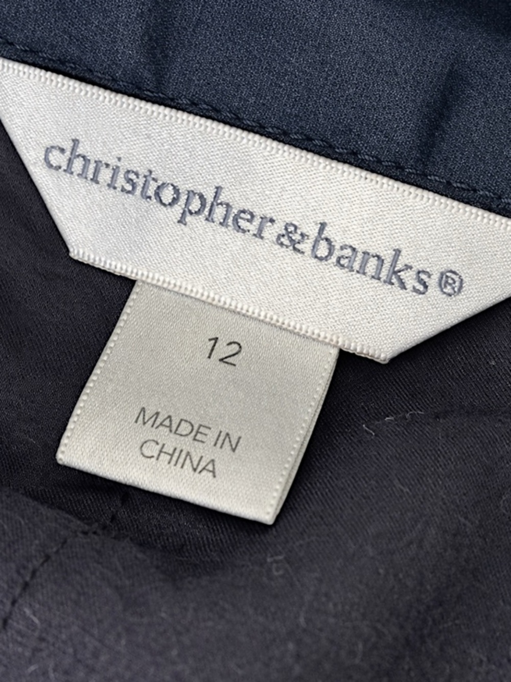 Christopher & Banks Black Floral-Trim Pleated Skirt - Picture 10 of 10